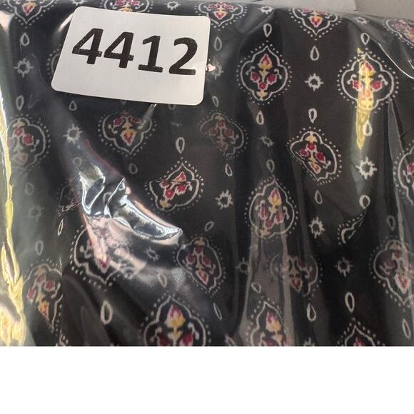 Liz Claiborne Career M Straight Pencil Skirt Black Pattern Polyester Spandex - Picture 7 of 7